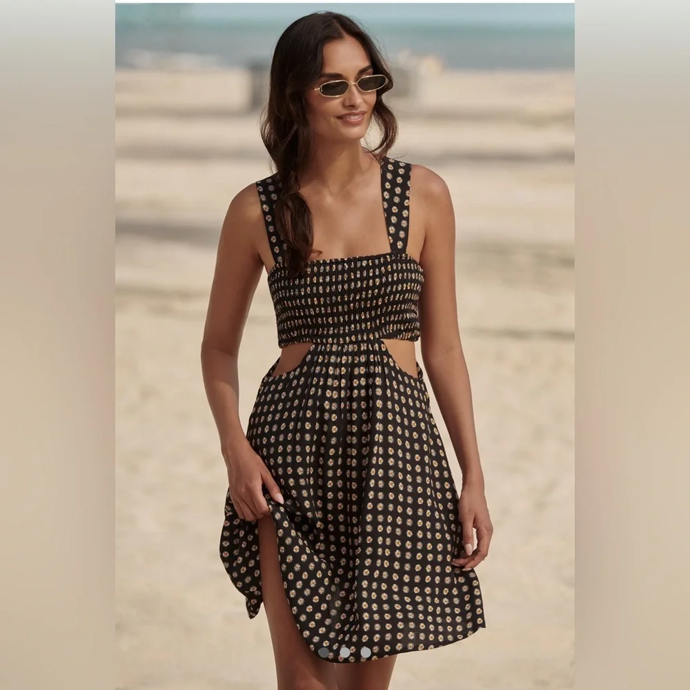 Anthropologie•The Piper Bandeau Mini Dress: Anisa Makhoul Edition•Daisy Print - Picture 16 of 16
